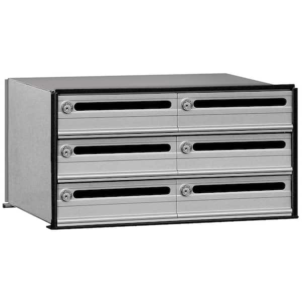 Salsbury Industries 2400 Series 6 Doors Data Distribution System Aluminum Box