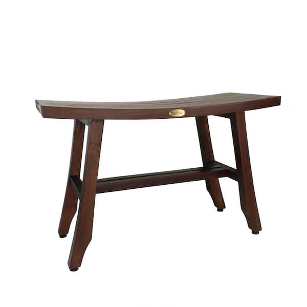 DecoTeak Satori 28 in. Eastern Style Teak Shower Bench