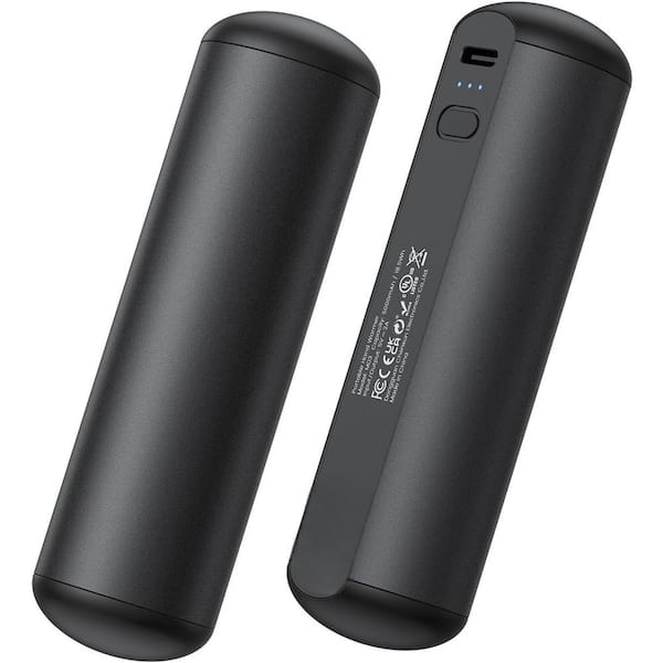 10000mAh Magnetic Electric Handwarmers Portable Power Bank in Black (2-Pack)