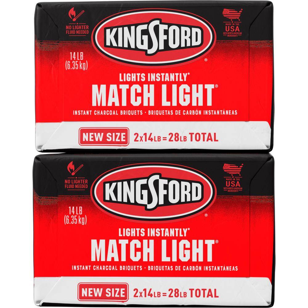 Buy 14 lbs. Match Light Instant BBQ Smoker Charcoal Grilling Briquettes