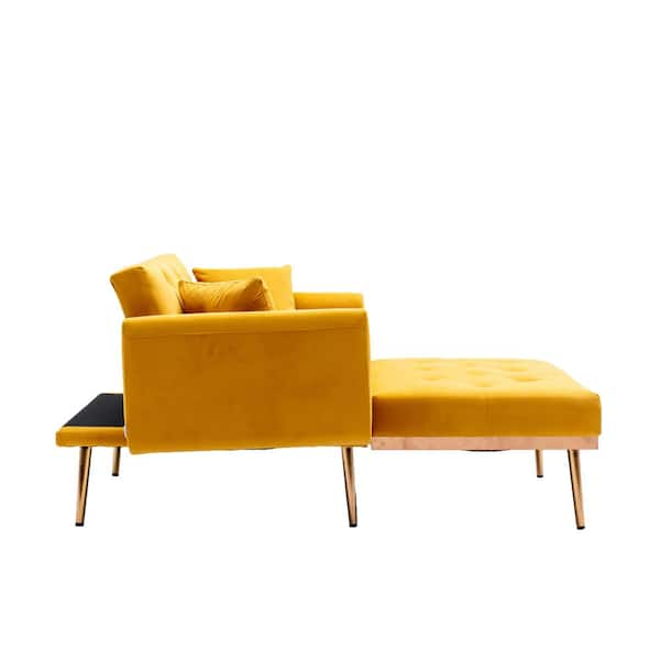 bowbridge chaise lounge yellow