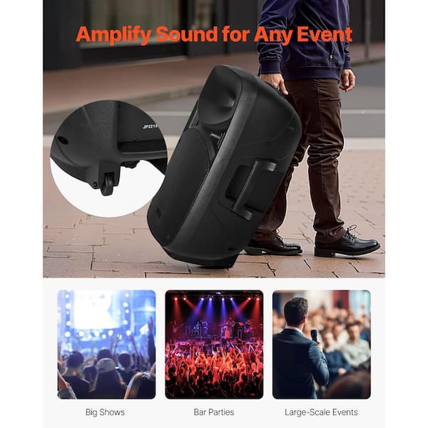 SKYSHALO Portable PA System 2000-Watt (PMPO) Powered Sound