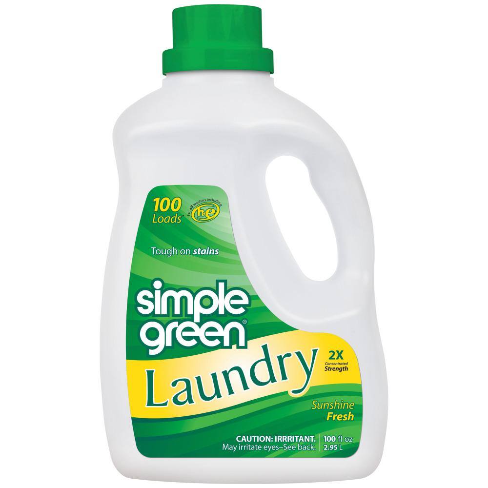 Simple Green 100 Oz Sunshine Fresh Laundry Detergent 1510000417101 The Home Depot