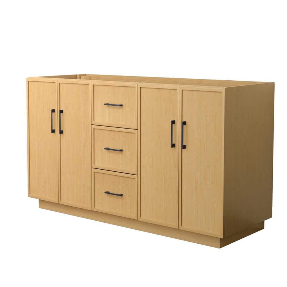 Elan TK 59 in. Bath Vanity Cabinet without Top in Light Oak