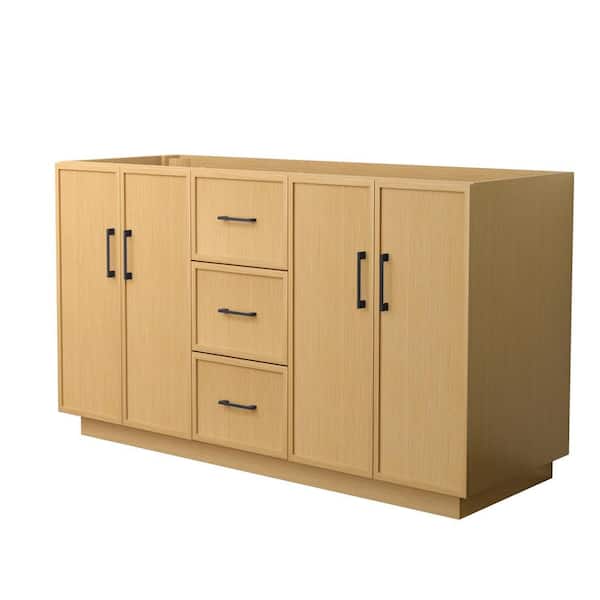 Elan TK 59 in. Bath Vanity Cabinet without Top in Light Oak