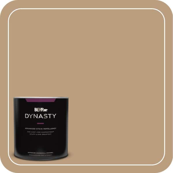 1 qt. #PPH-11 Cardboard Color One-Coat Hide Eggshell Enamel Interior Stain-Blocking Paint & Primer