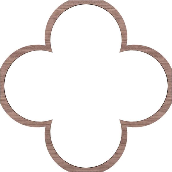 Ekena Millwork Large Woodall Fretwork 3/8 in. x 6 ft. x 6 ft. Brown Wood Decorative Wall Paneling 1-Pack