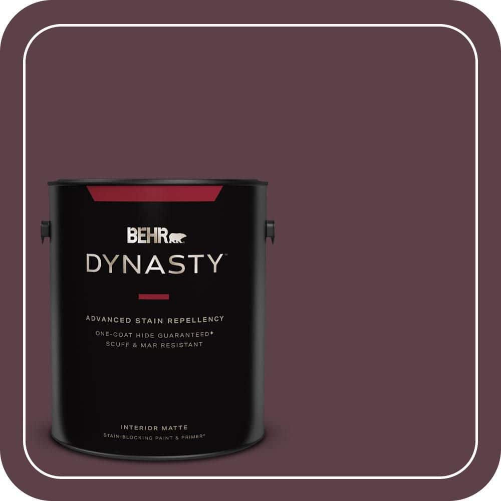 1 gal. #QE-63 Napa Wine Matte Interior Stain-Blocking Paint & Primer price history on PriceWatchPro