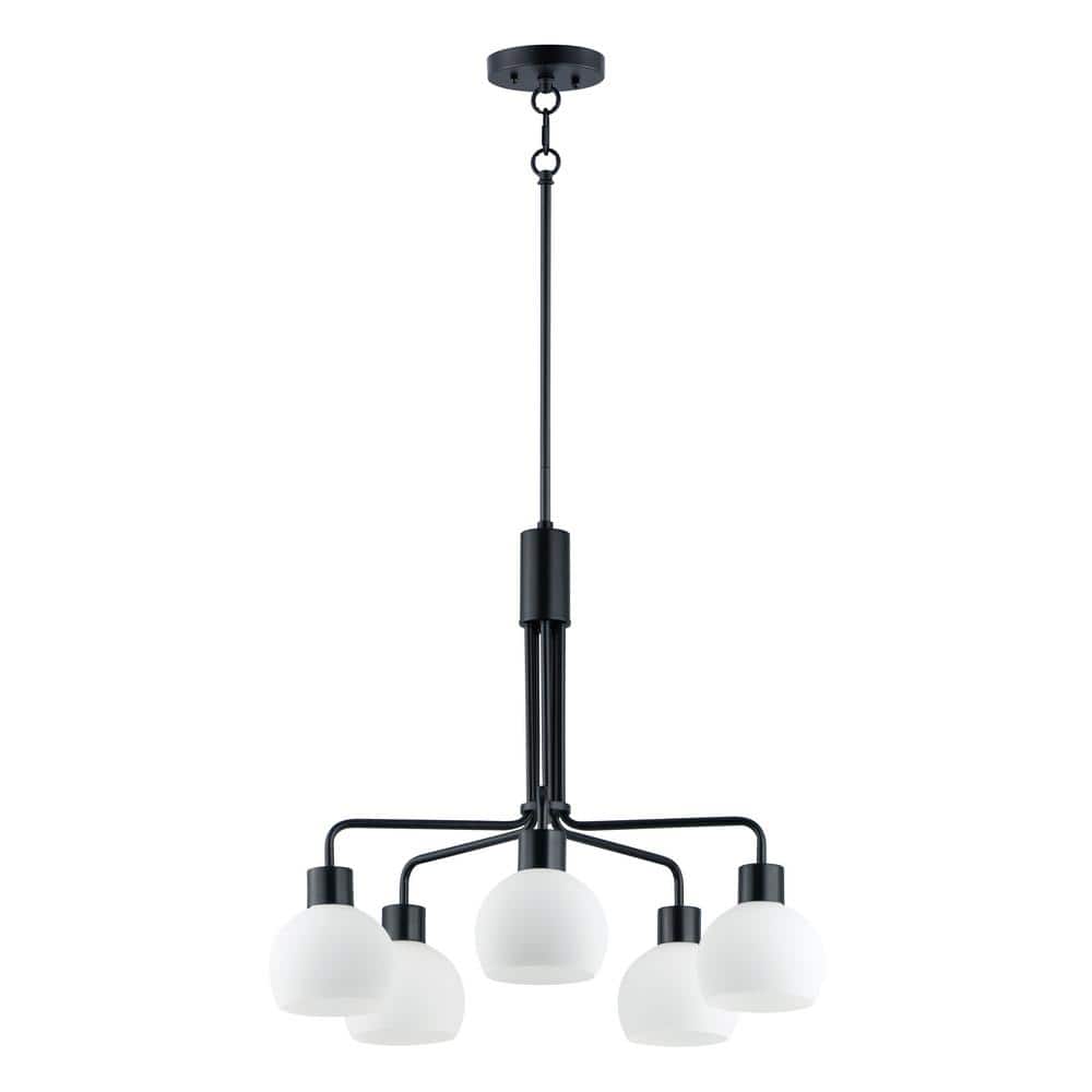 Coraline 5-Light Black Chandelier price history on PriceWatchPro