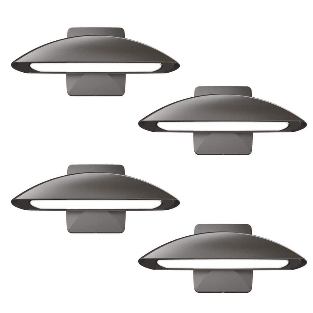 Residential LED 75W E26 Dark Bronze Dusk to Dawn Photocell Adjustable Outdoor Security Full Cutoff Wall Pack Light price history on PriceWatchPro