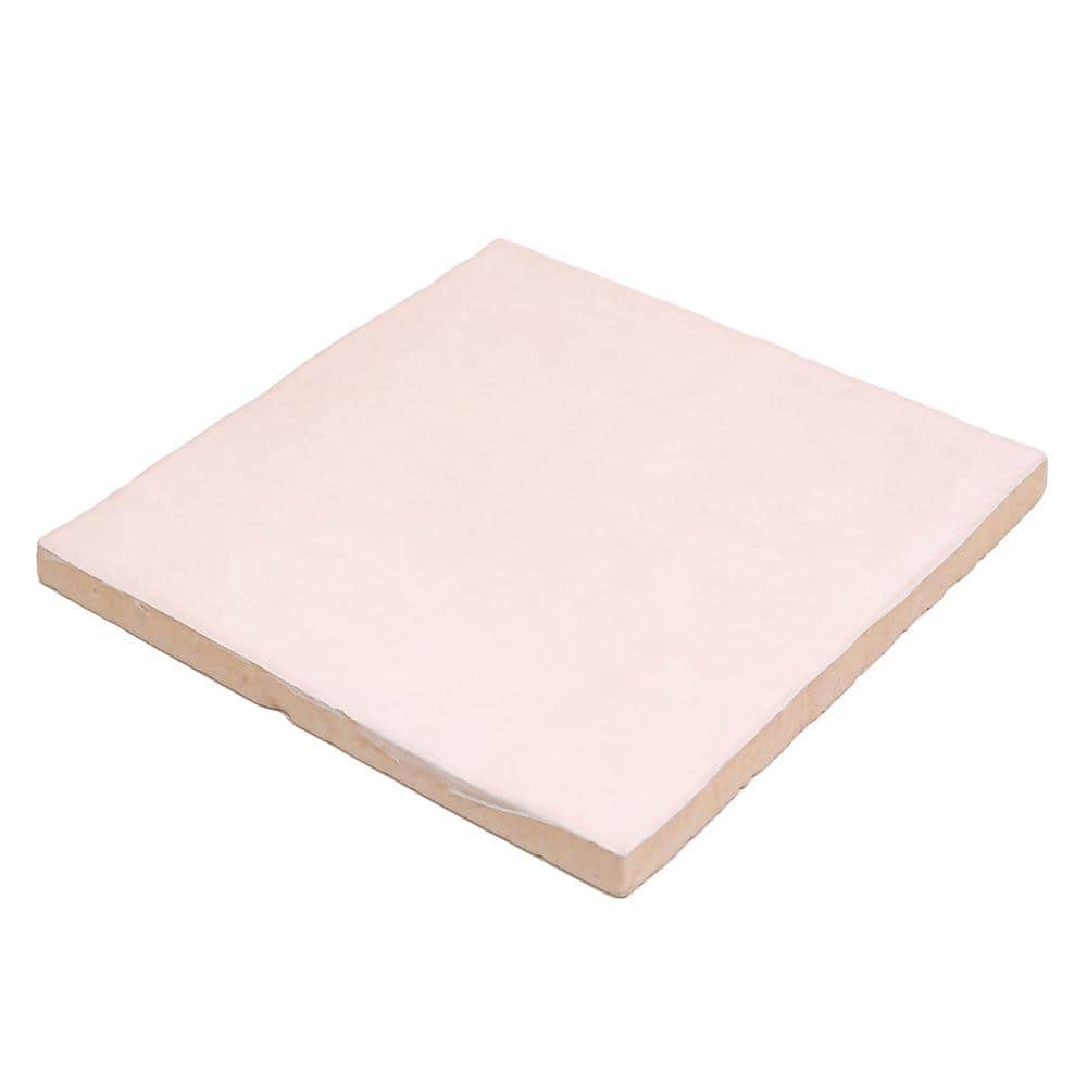 Pink 5x5 Polished Ceramic Subway Wall Tile