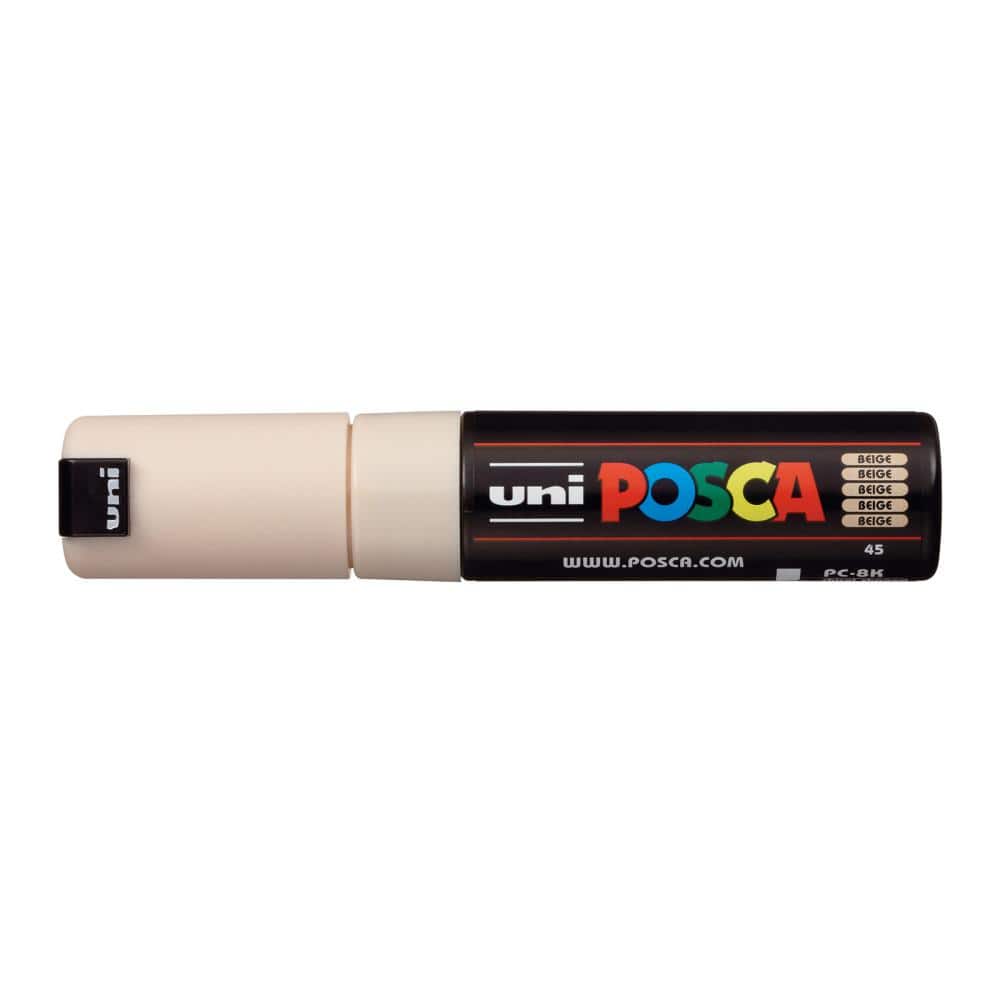 オッフェン　pointed posca beige&black beige-posca-paint-markers-