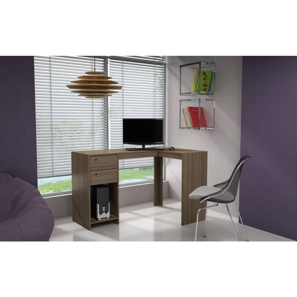 Manhattan Comfort Palermo Oak Desk