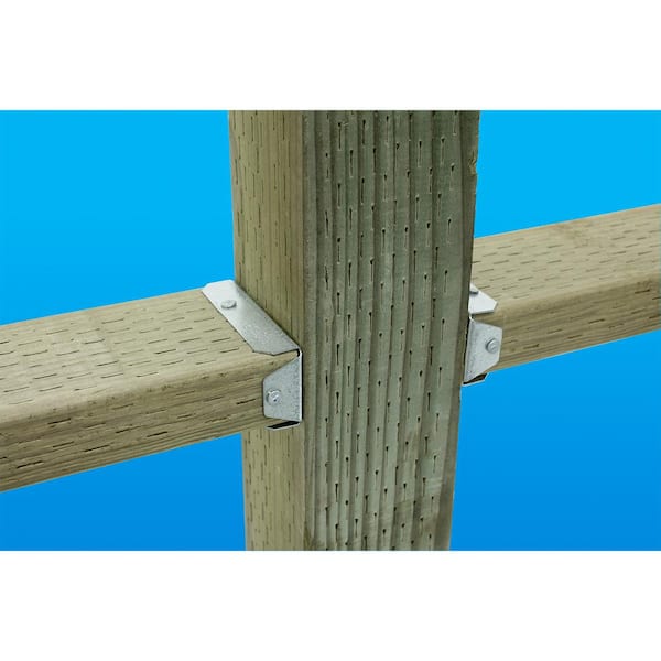 FB ZMAX Galvanized Fence Rail Bracket for 2x4 Nominal Lumber