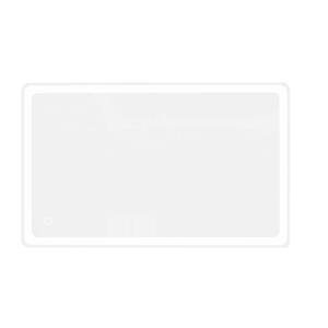 52 in. W x 32 in. H Rectangular Frameless LED Wall-Mounted Bathroom Vanity Mirror with Dimmable and Touch Control