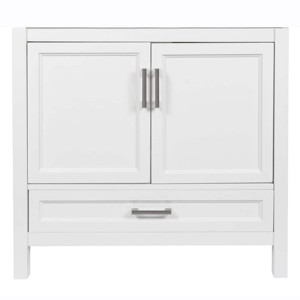 Amluxx Salerno 37 in. W x 22 in. D x 34.5 in. H Bath Vanity Cabinet ...