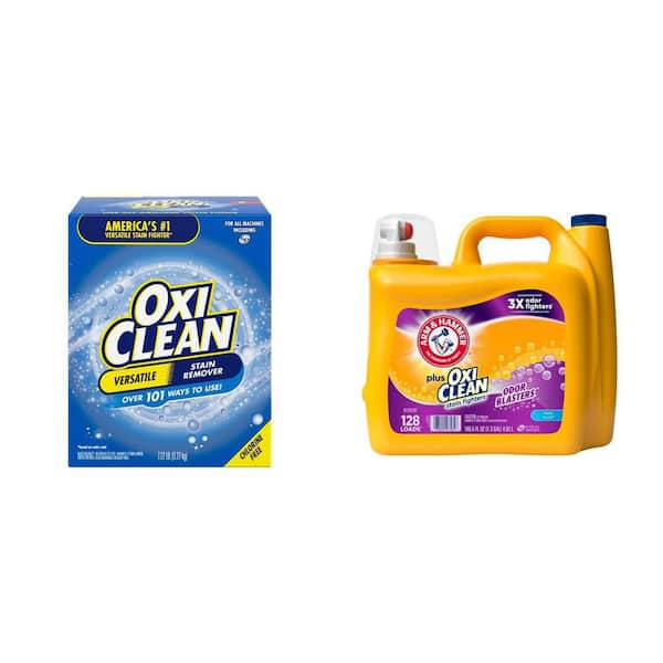 7.22 lbs. Stain Remover Powder and 166.5 fl.oz. OxiClean Laundry Detergent (128-Loads) Combo
