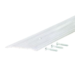 Fluted Saddle 5 in. x 24 in. Aluminum Commercial Threshold