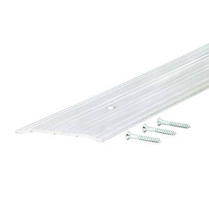 Fluted Saddle 5 in. x 28-1/2 in. Aluminum Commercial Threshold