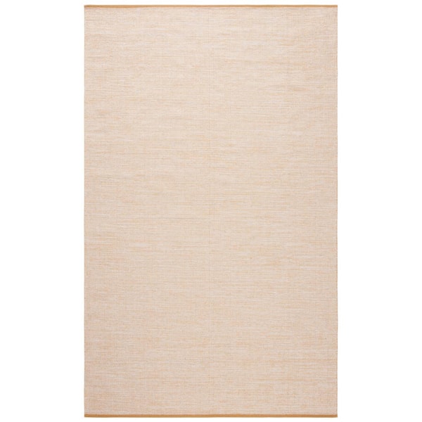 SAFAVIEH Montauk Gold Doormat 3 ft. x 5 ft. Solid Color Area Rug