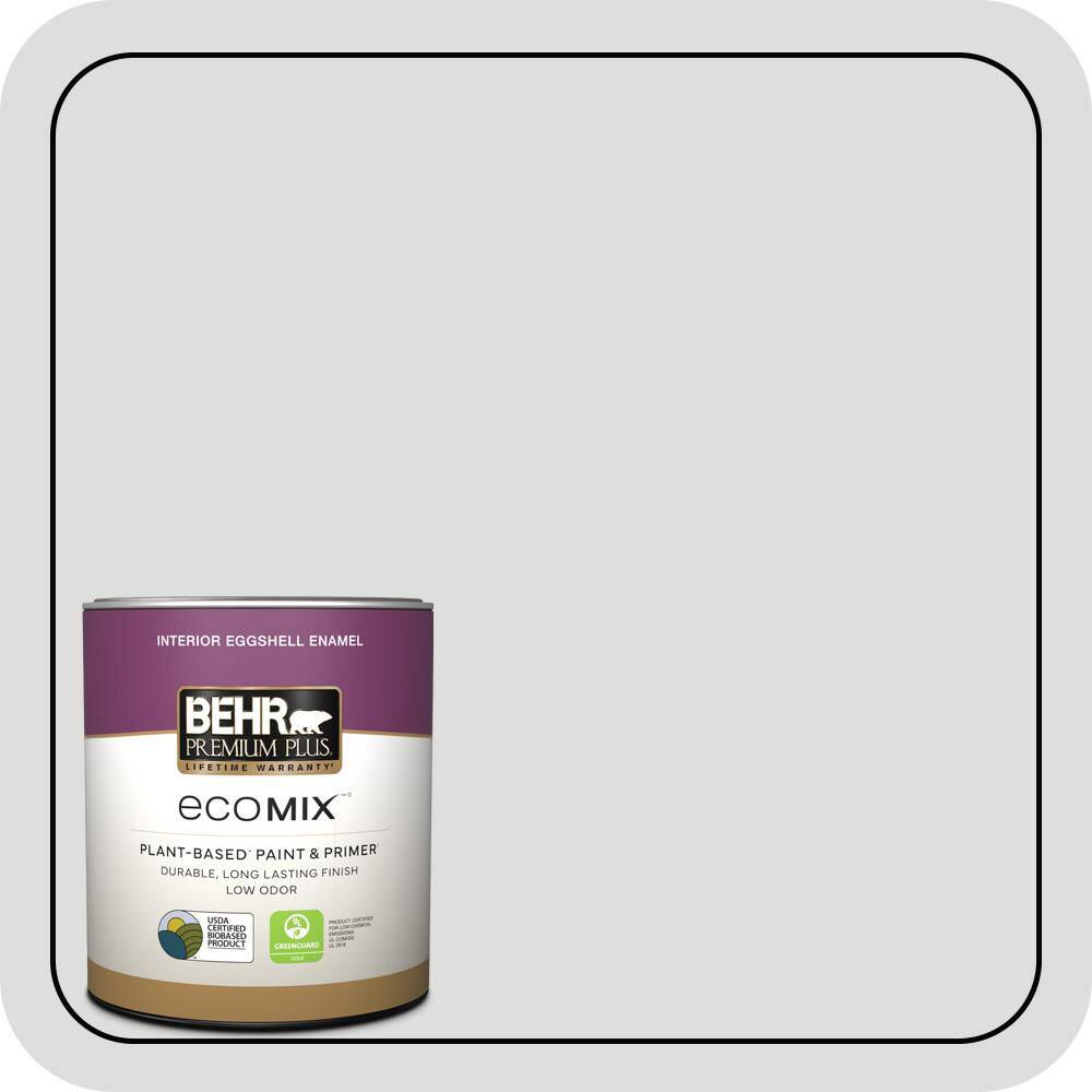 1 qt. #MQ3-55 White Lie Eggshell Enamel EcoMix Plant-Based Interior Paint & Primer price history on PriceWatchPro
