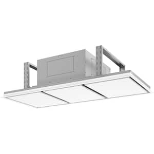 Lux Connect 63 in. Smart Island Shell Only Range Hood with LED Lights in White