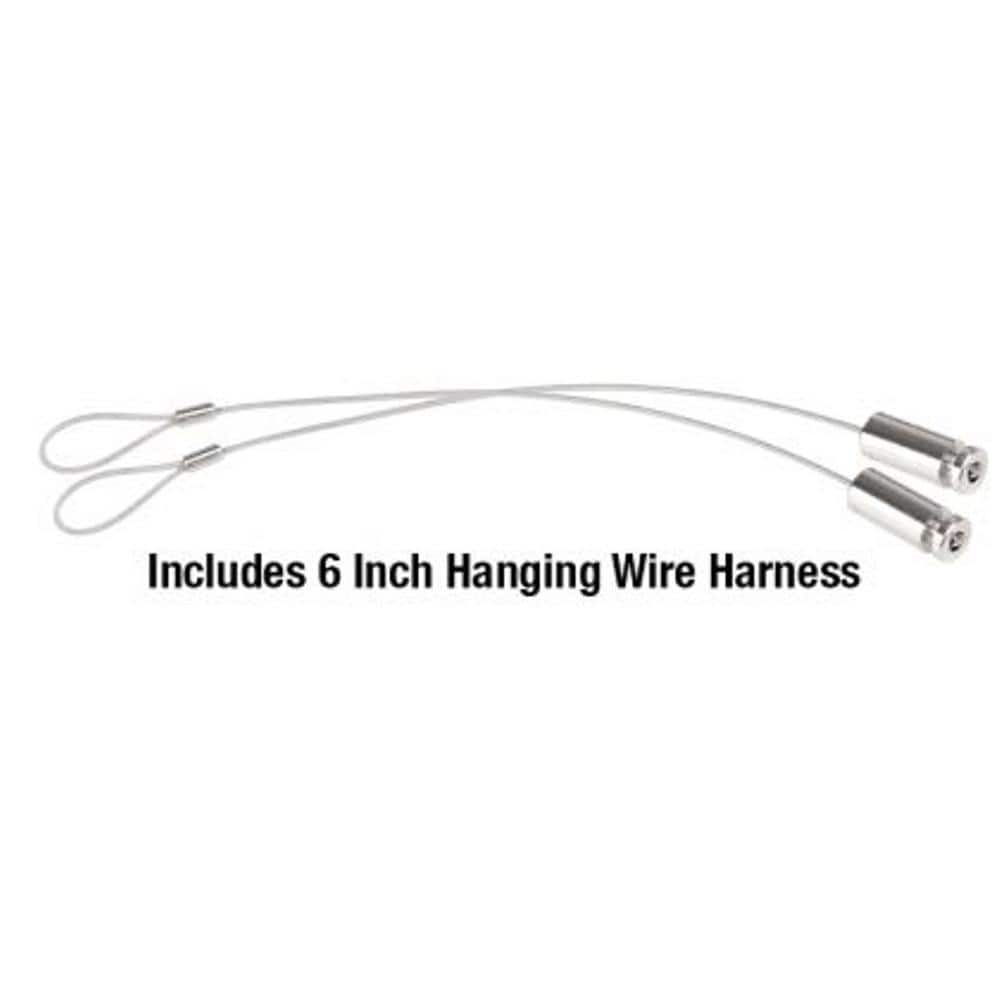 4-Foot White Aluminum LED Utility Shop Light with Pull Chain