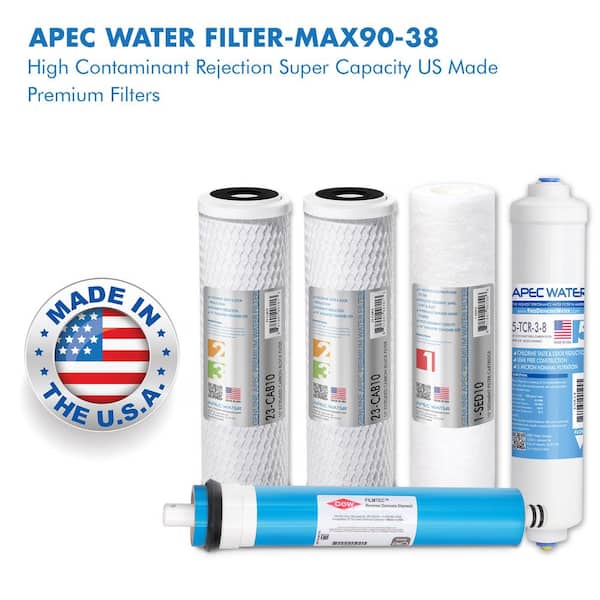 Icemaker Kit for APEC Quick Dispense Reverse Osmosis System - 3/8 to 1/4  OD Tubing