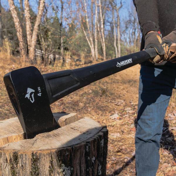 Husky 3.5 lbs. Premium Single Bit Michigan Axe with 34 in