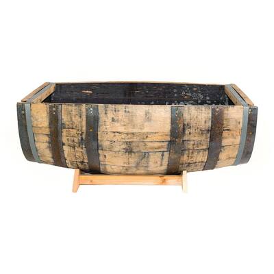 Whiskey - Barrel Planters - Planters - The Home Depot