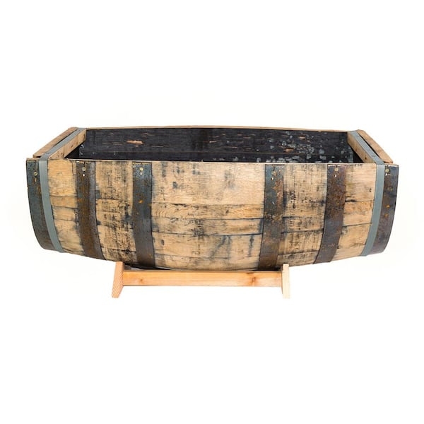 wine barrel planters home depot