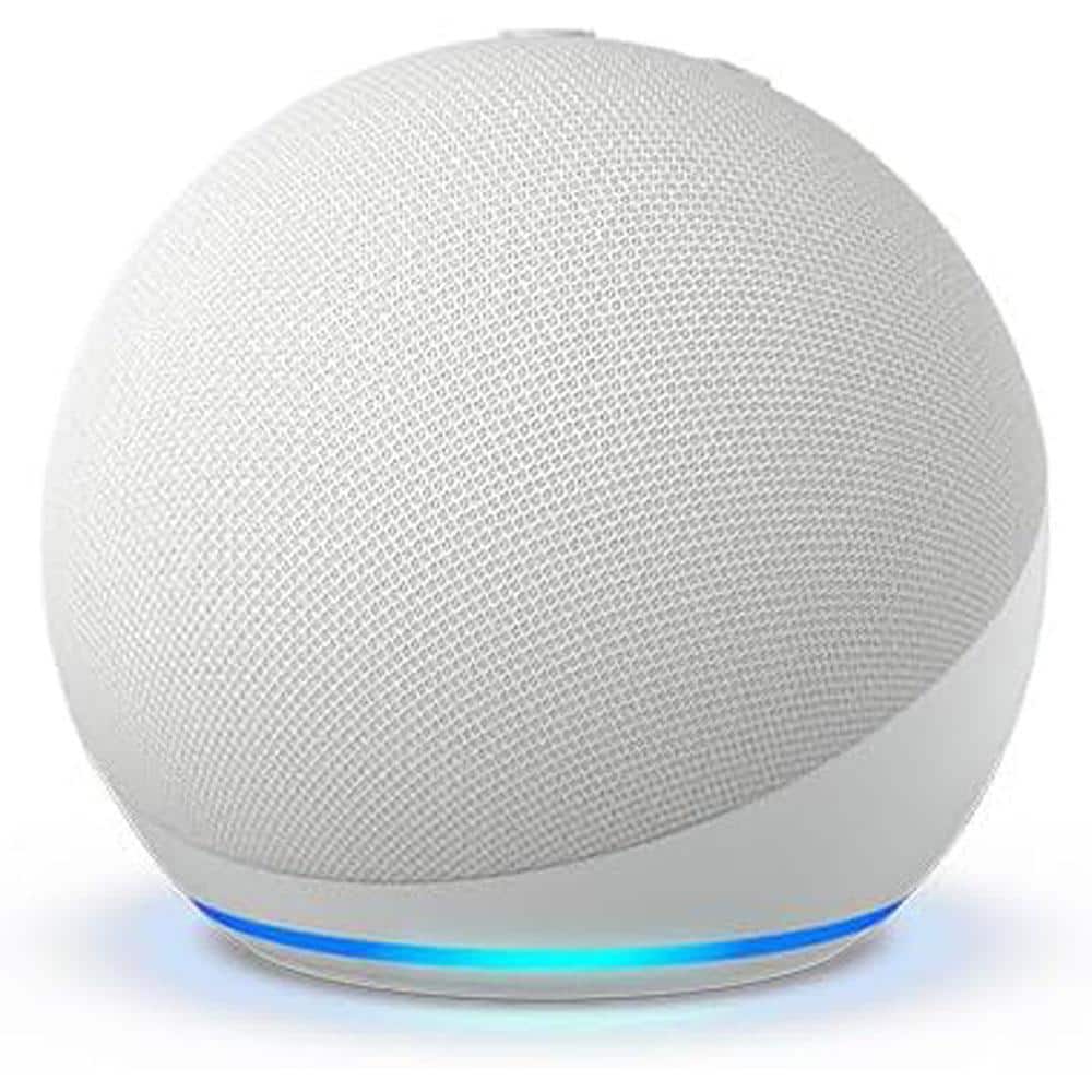 Amazon Echo Dot (5th Gen) Smart Speaker with Alexa Glacier White