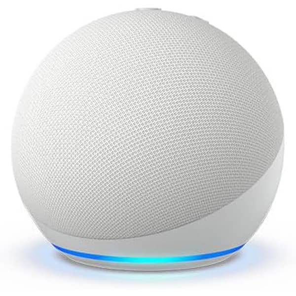 Echo Dot ホワイト スマートスピーカー Amazon Echo Dot (5th Gen) Smart Speaker with Alexa Glacier White