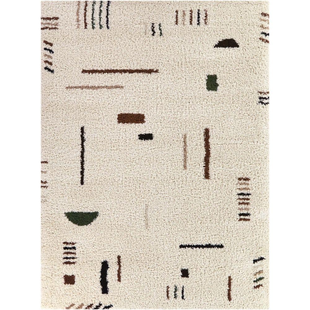 Rupa Cream/Green 5 ft. 3 in. x 7 ft. Moroccan Area Rug price history on PriceWatchPro