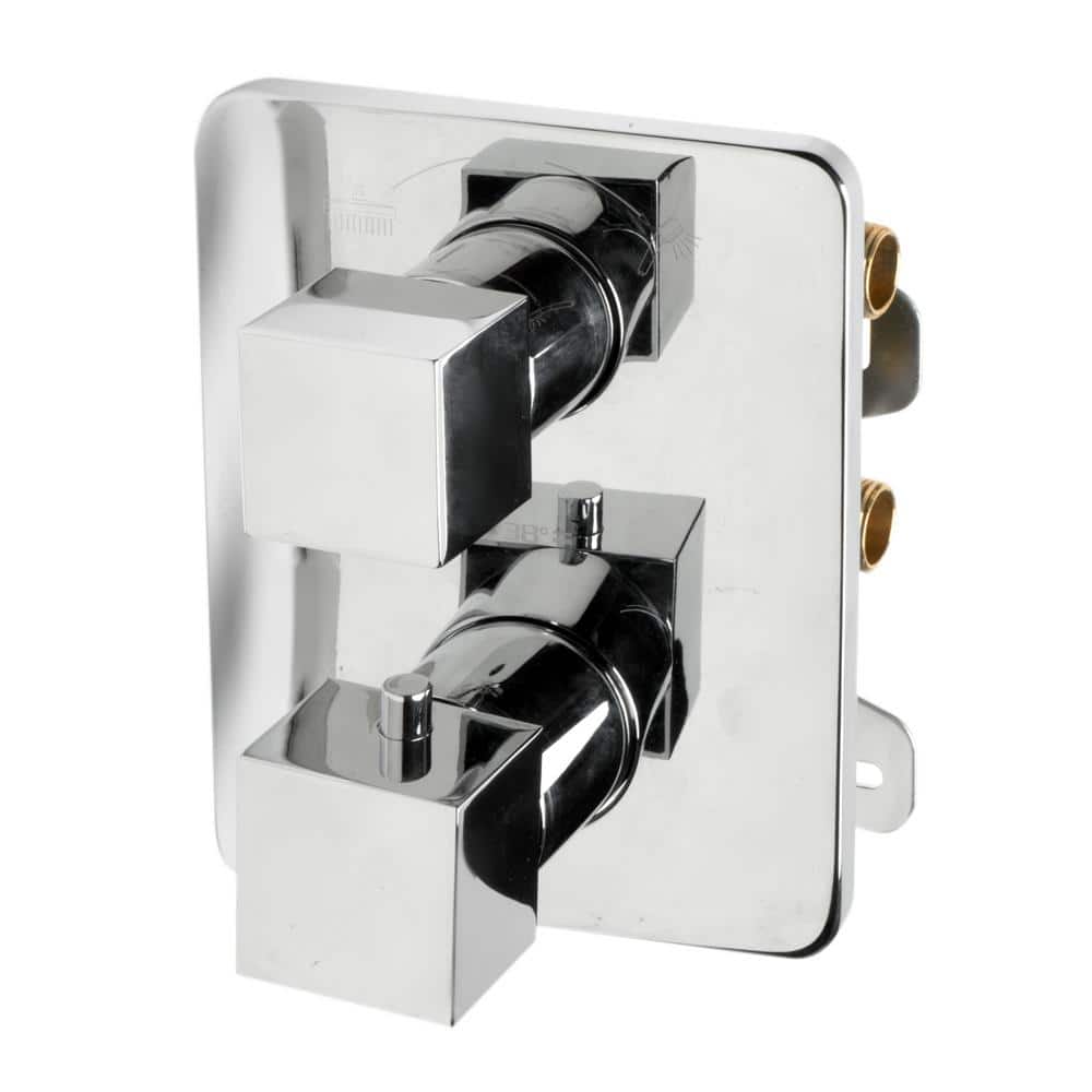 Polished Chrome Adjustable Height Multi-Head Shower System