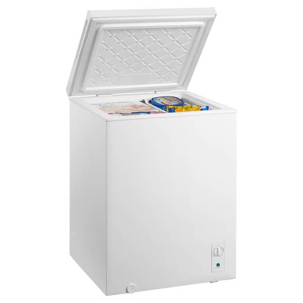 KENMORE 23.62 in. 5 cu.ft. Convertible Freezer, Manual Defrost Chest Freezer with Flat Back Design and Garage Ready in White