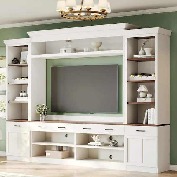 Think Out Loud☆Shelf Life JAYDEN CREATION Tahun Modern 55 in.Wide 4-Door Storage
