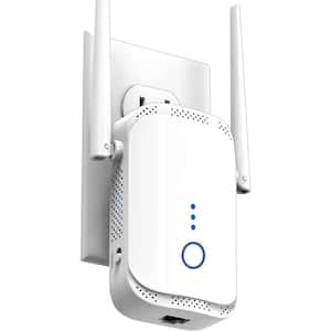 WiFi Extender/Booster for Home Internet Booster WiFi Repeater in White