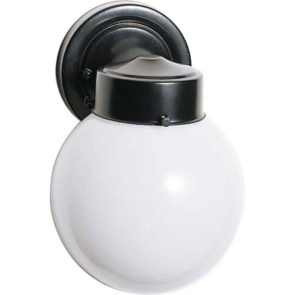 Black Iron Direct Wired Electric Wall Sconce