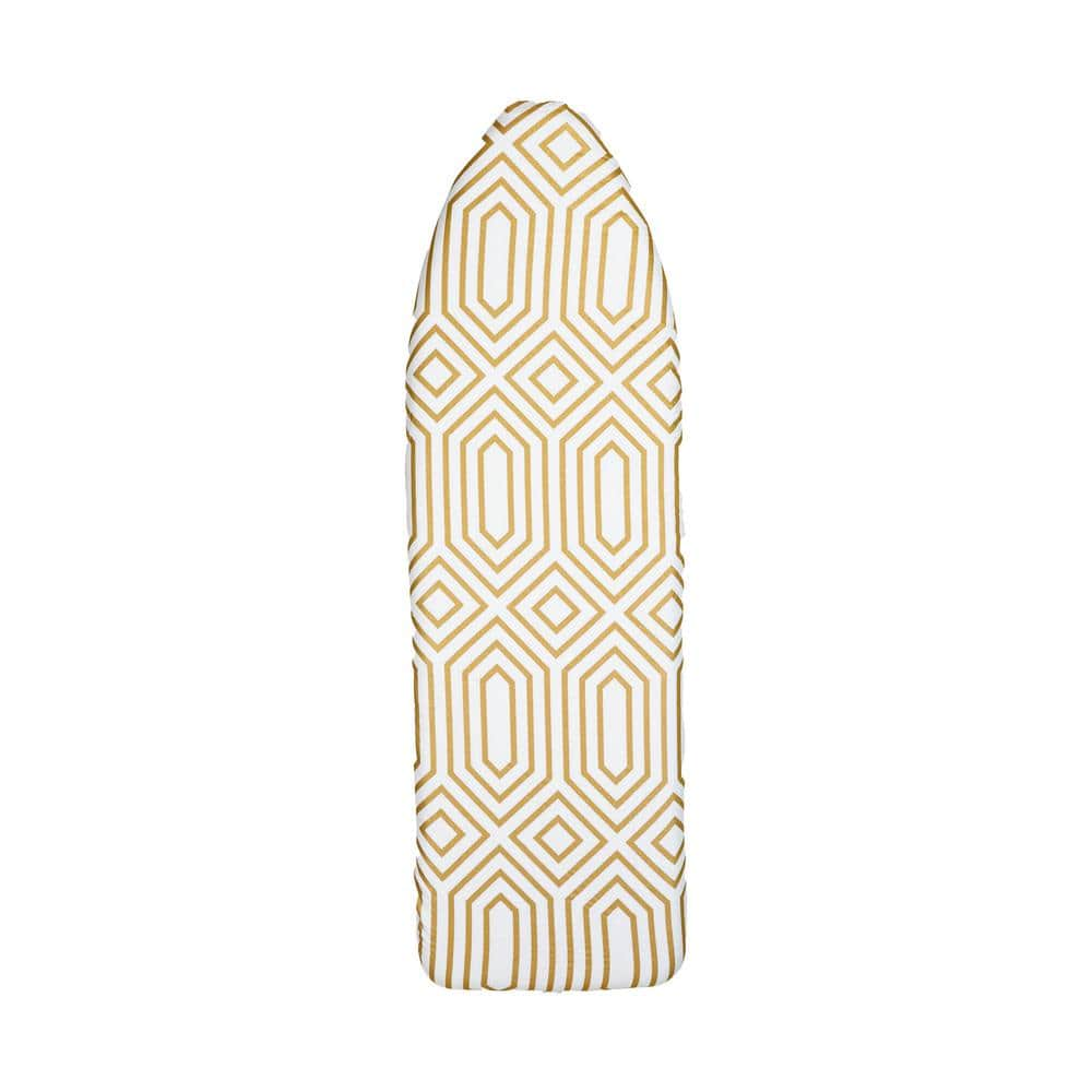 SIMPLIFY Scorch Resistant Ironing Board Cover and Pad in Gold