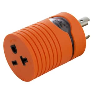 Adapter L6-20P 20 Amp 250-Volt Plug to NEMA 6-15/20R 15/20 Amp 250-Volt Connector