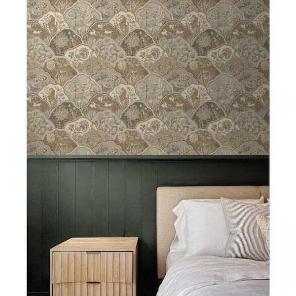 Zoologic Mushroom Vinyl Peel and Stick Wallpaper Roll (Covers 30.75 sq. ft.)