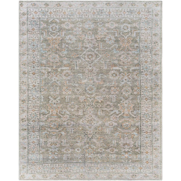 Livabliss Becki Owens Darling Olive Traditional Machine-Washable 9 ft. x 12 ft. Indoor Area Rug