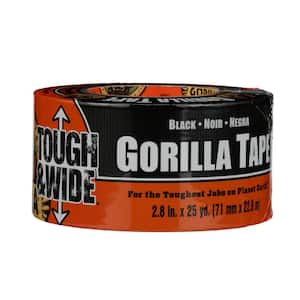 25 yds. Tough and Wide Black Duct Tape (2-Pack)