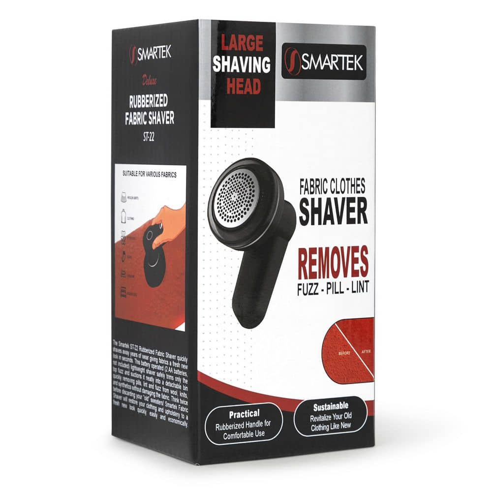 Black Electric Fabric Shaver with Adjustable Shave Height