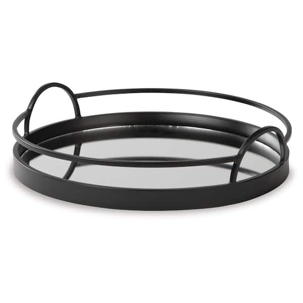 Signature Design By Ashley Adria Black Tray