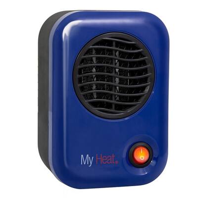 My Heat 200-Watt Electric Portable Personal Space Heater, Blue
