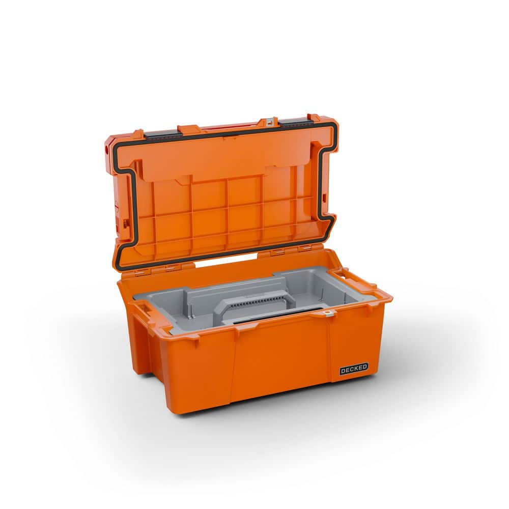 DECKED Sixer 16 Weatherproof Cargo Case - Blaze Orange A0010-SIXR