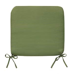 18 in. x 19 in. Tropical Outdoor Cushion Arm Chair Cushion in Green Includes 1 Arm Chair Cushion