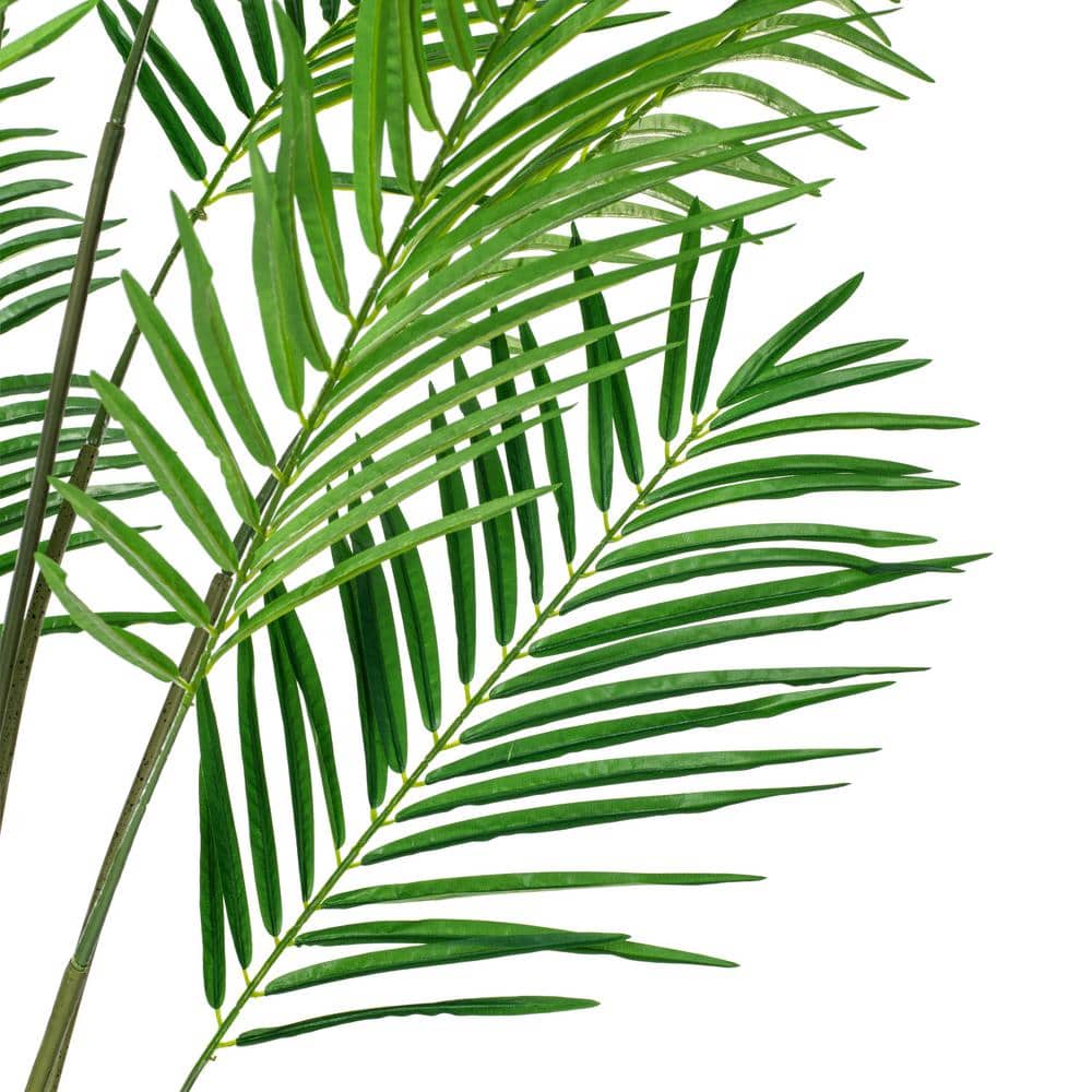 Tropical Oasis 6' Faux Areca Palm in Sturdy Black Planter